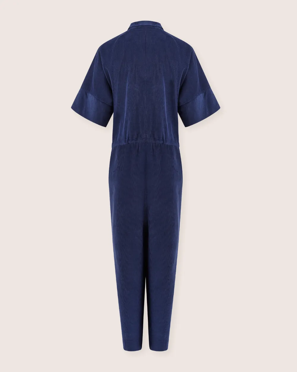 Iris Navy Cord Jumpsuit