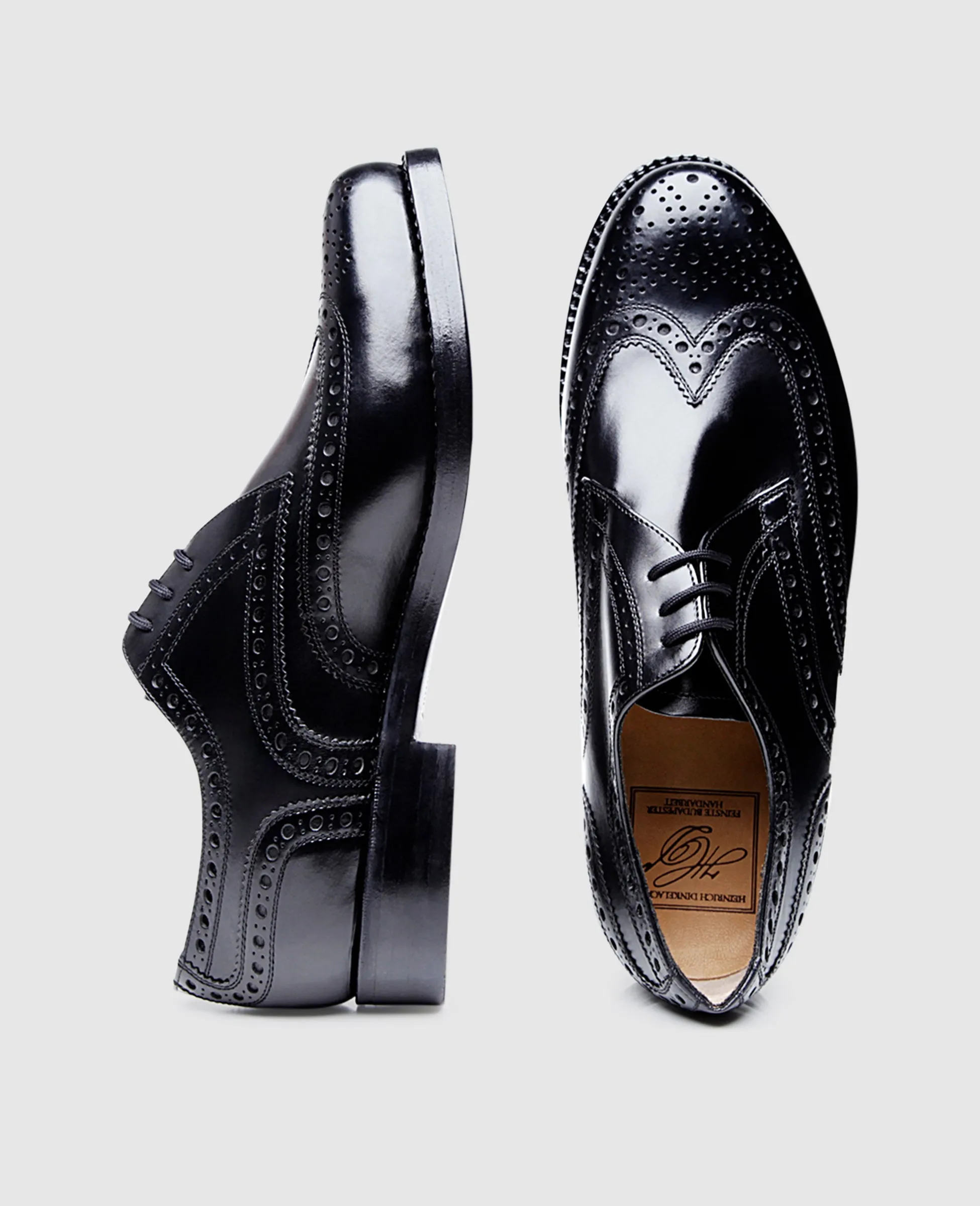 Janosh K Full-Brogue BC - Black