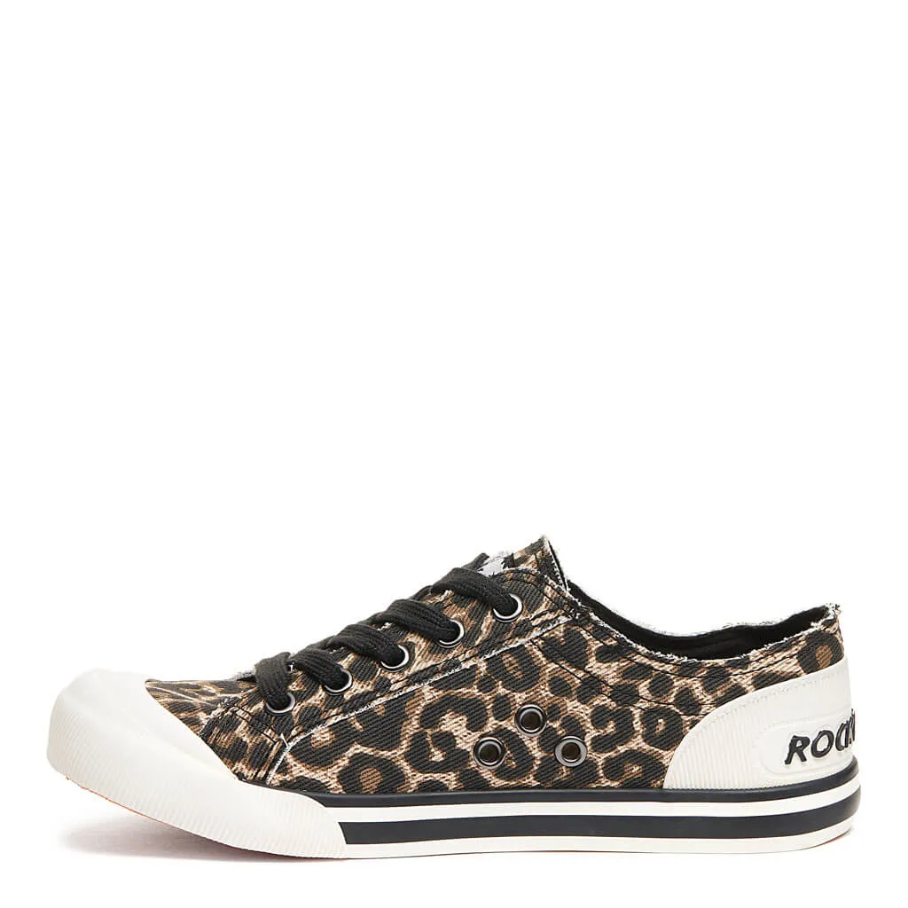 Jazzin Cheetah Print Trainers