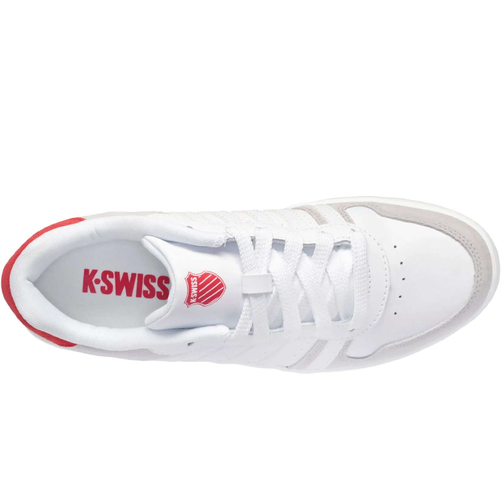 K-Swiss Mens Court Palisades Low Rise Trainers Shoes