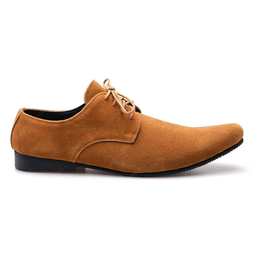 Leather Shoes Clever Suede Tan