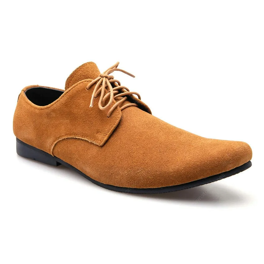 Leather Shoes Clever Suede Tan