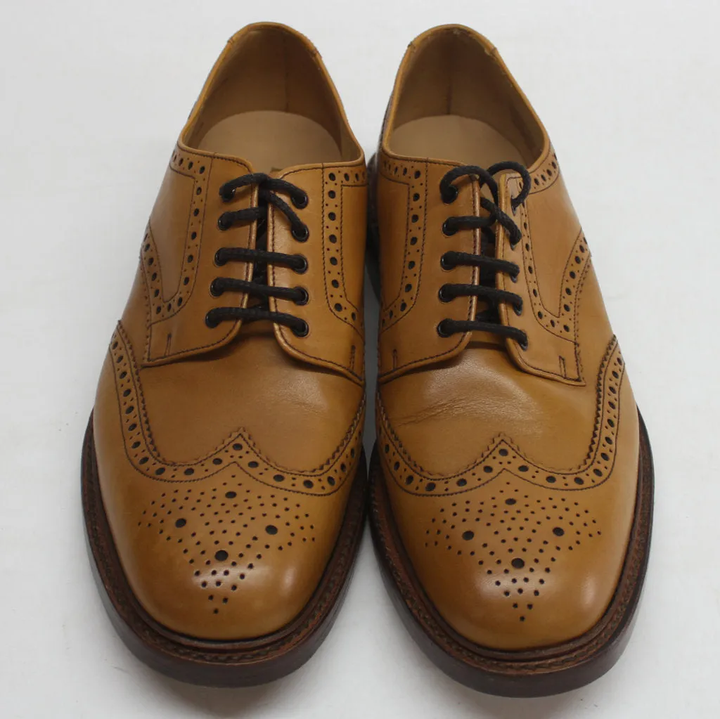 Loake Chester 2 Tan Mens Leather Lace-up Brogues Formal Shoes - UK 9.5