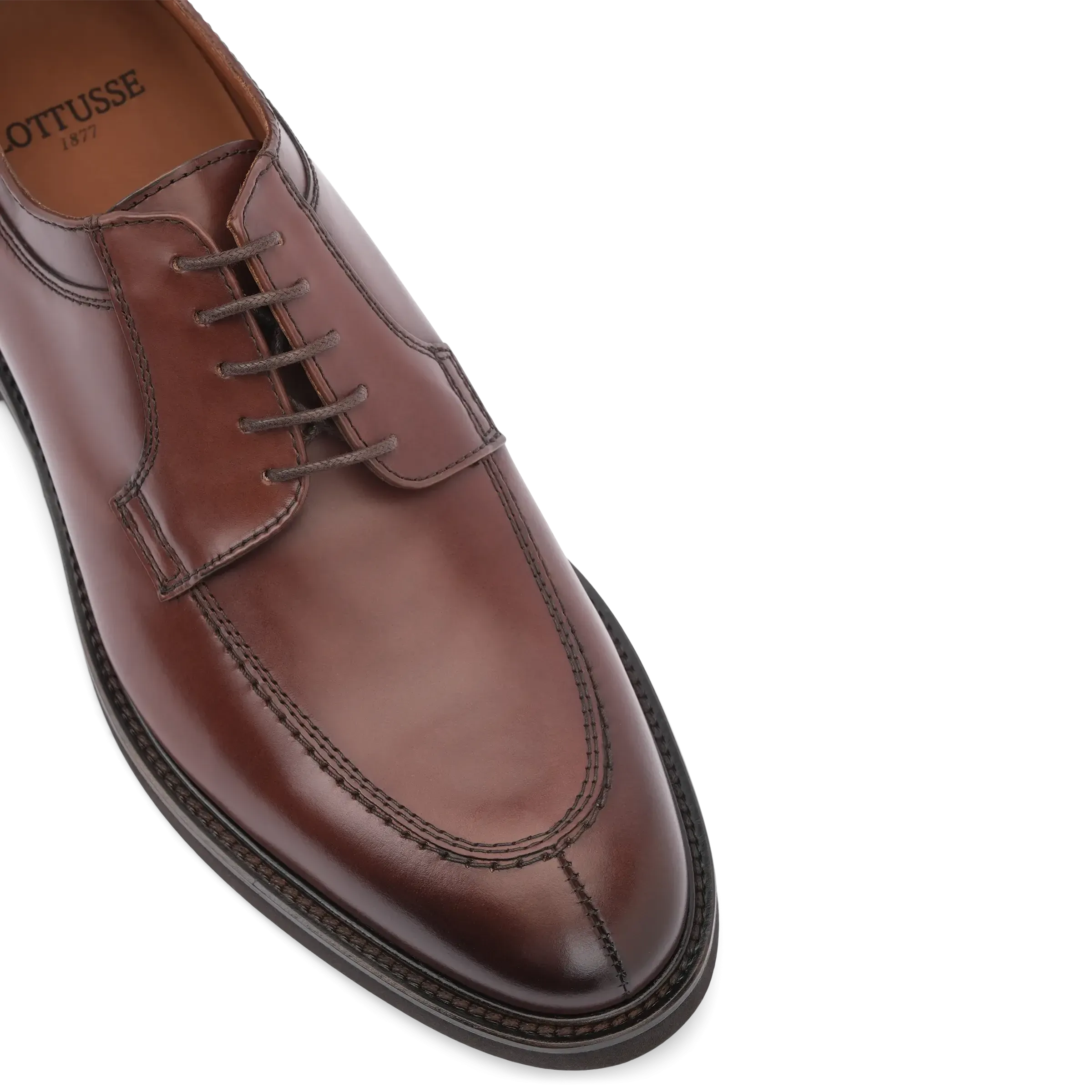 LOTTUSSE | ZAPATOS DERBY HOMBRE | BALTIMORE TEAK | MARRÓN