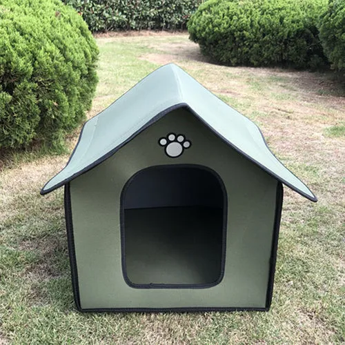 Medium Dog Kennel Outdoor Waterproof Soft Comfortable Pet House