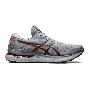 Men's Asics GEL-Nimbus 24, Sheet Rock/Cherry Tomato, 8.5 2E Wide