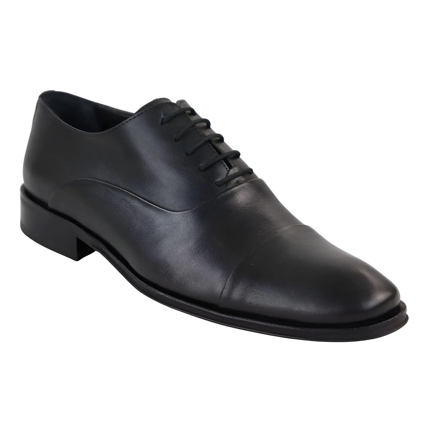 Men's Black Classic Oxfords Shoes Brogues Derbys Genuine Leather Formal Dress Shoe