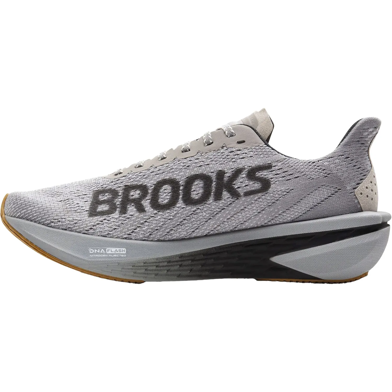 Men's Brooks Hyperion 2 Alloy/Bright White/Black Mesh