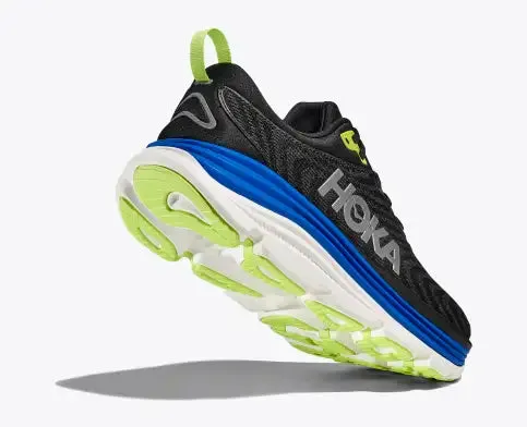 Men's Hoka Gaviota 5 (Black/Electric Cobalt)