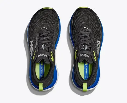 Men's Hoka Gaviota 5 (Black/Electric Cobalt)