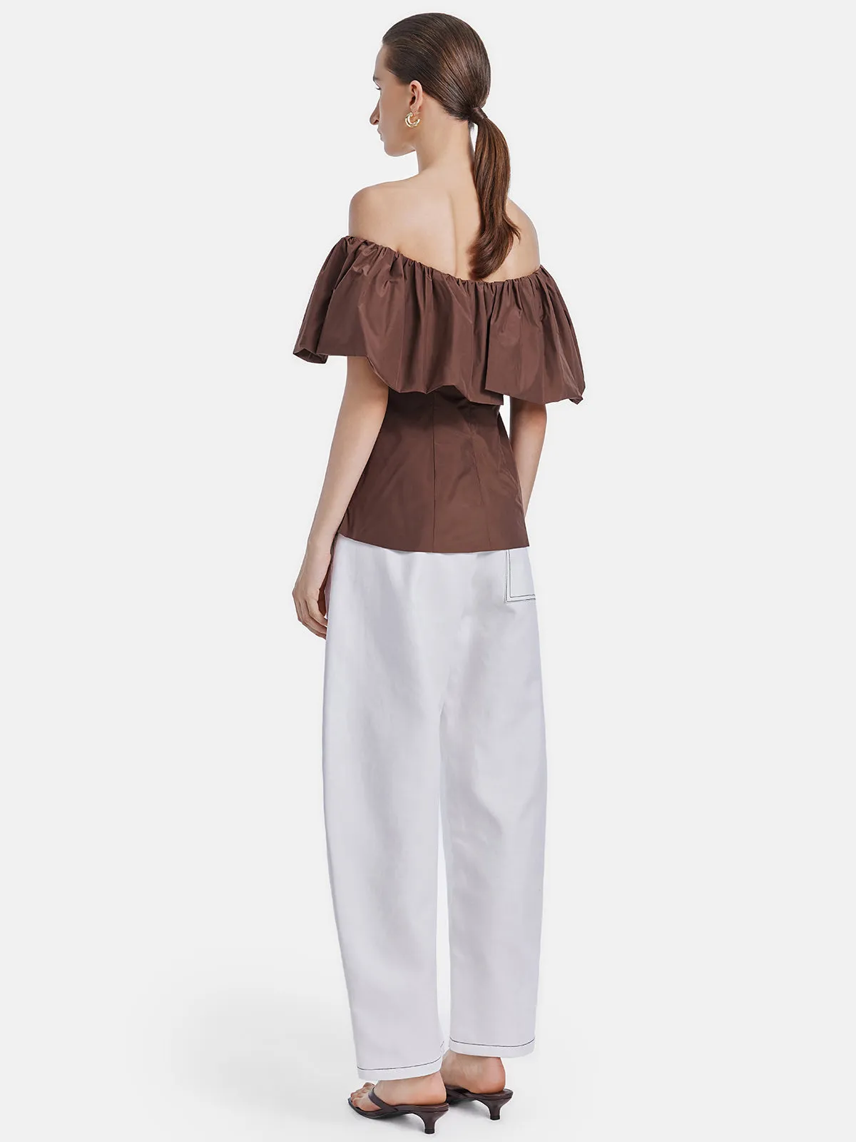 Minimalist Wide-Leg  Pants