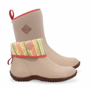 Muck Footwear Women MUCKSTER II MID TAN/QUILTEDFLORAL