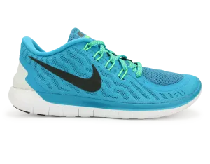 Nike Women's Free 5.0 Running Shoes Blue Lagoon/Black Volt/Green Cp