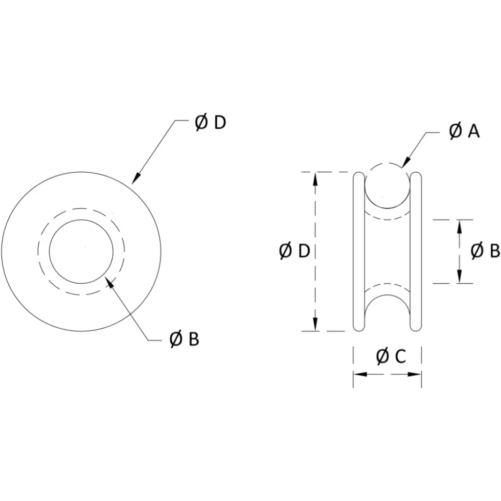 Nodus Friction Ring - Fr10 - Resin - 6mm Line