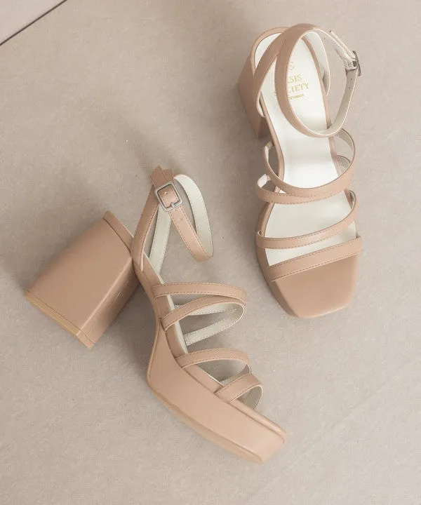 OASIS SOCIETY Talia - Strappy platform heel - Online Exclusive