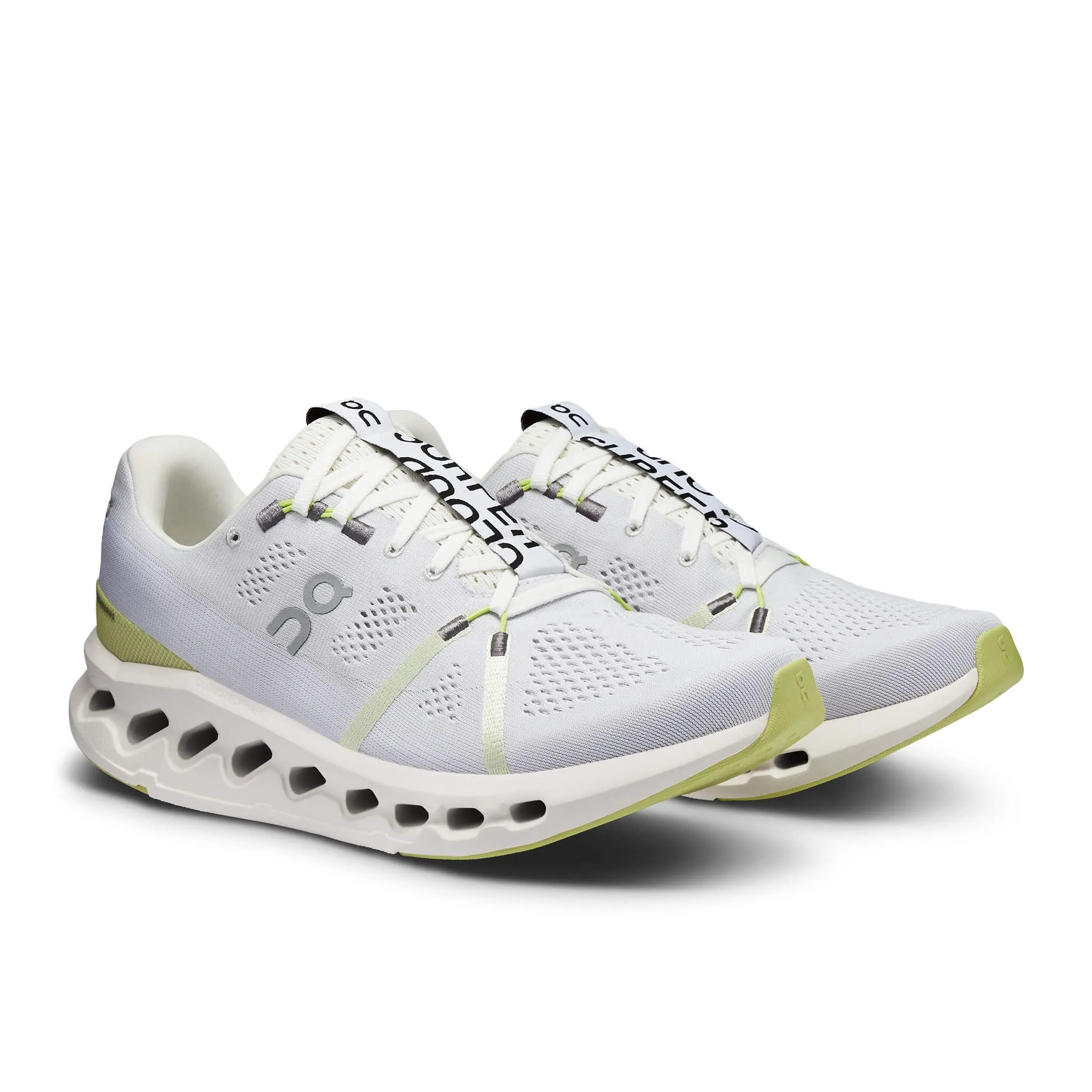 On | Men's Cloudsurfer Running Shoes - White/Sand