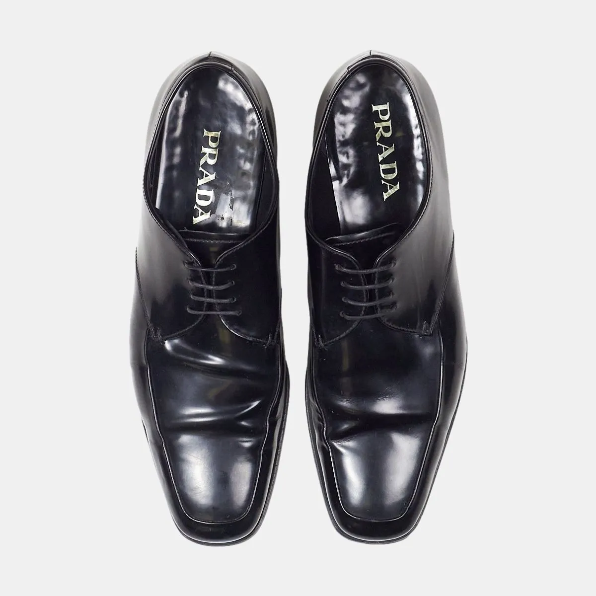 Prada Mens Derby Dress Shoes 1598