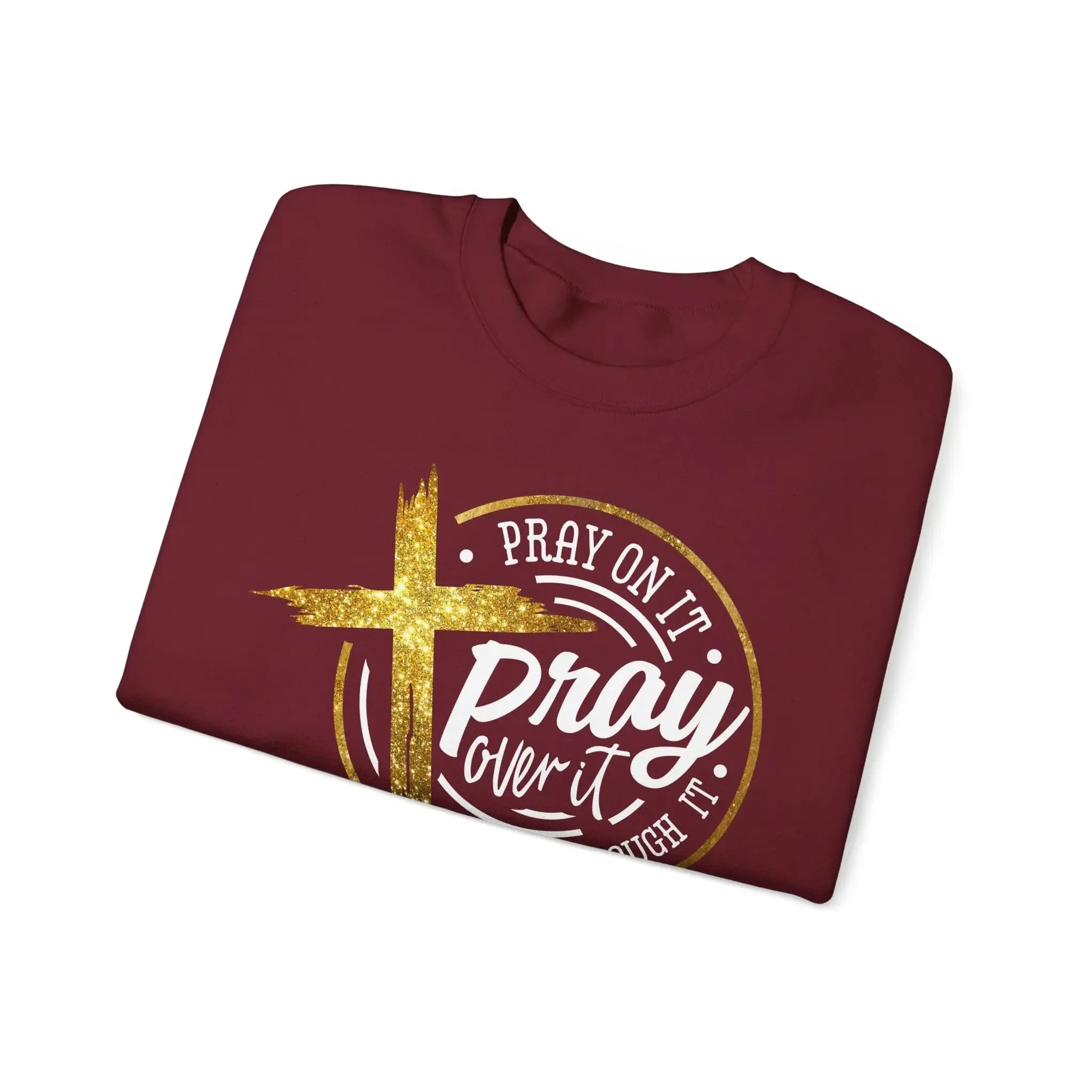 Pray On It Unisex Heavy Blend Crewneck Sweatshirt