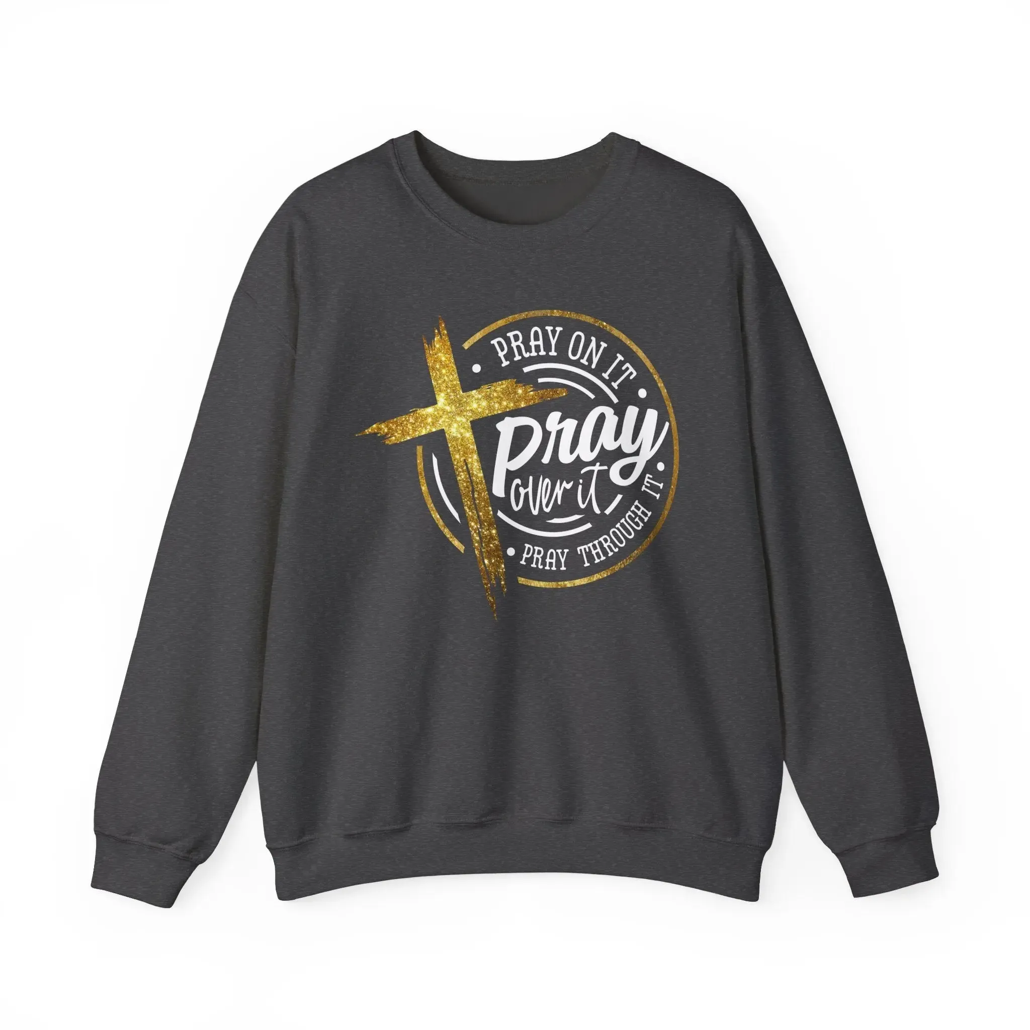 Pray On It Unisex Heavy Blend Crewneck Sweatshirt