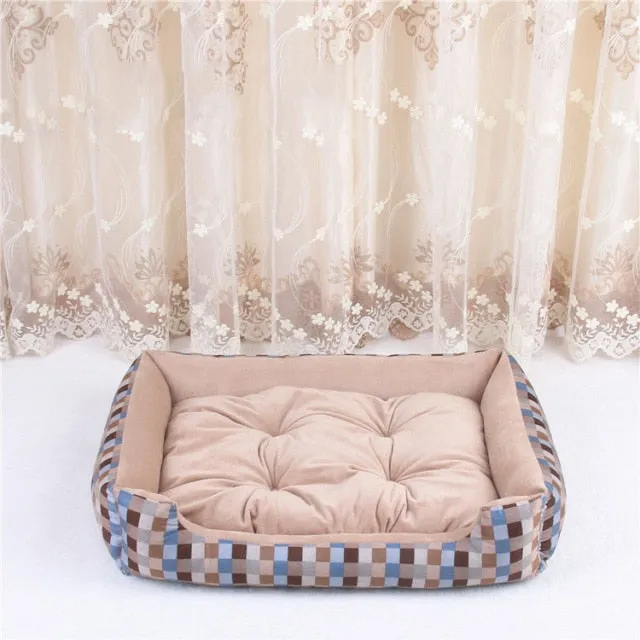 Rectangular Cushioned Comfy Bed