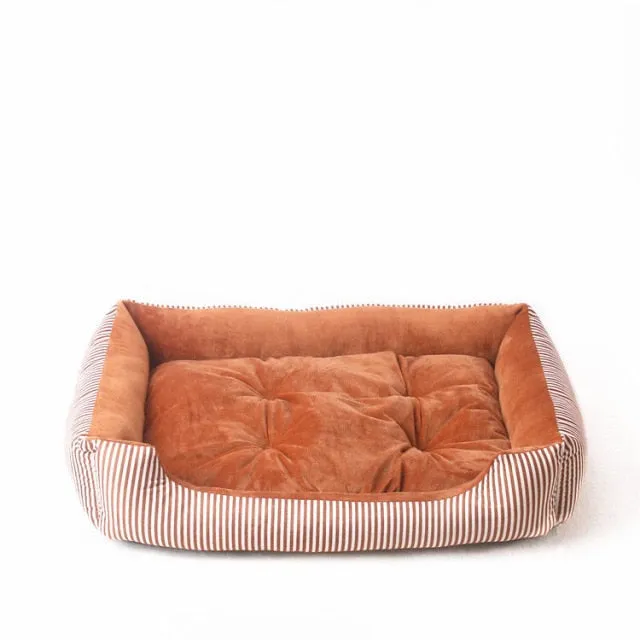 Rectangular Cushioned Comfy Bed