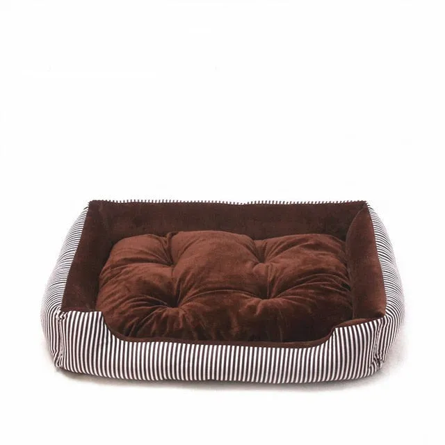 Rectangular Cushioned Comfy Bed