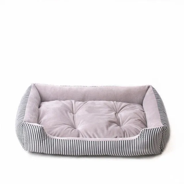 Rectangular Cushioned Comfy Bed