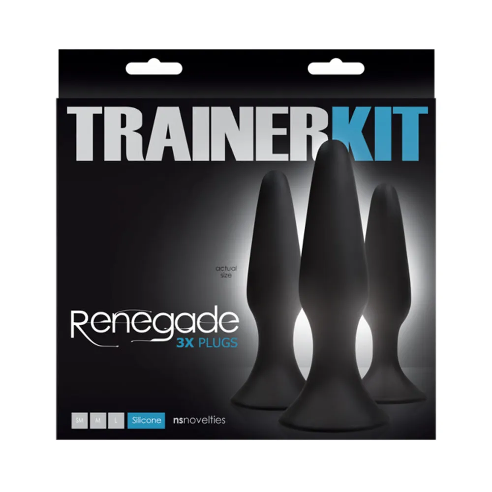 Renegade Sliders Trainer Kit 3 Plugs Black