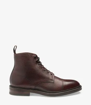 Roehampton Derby boot - Oxblood grain