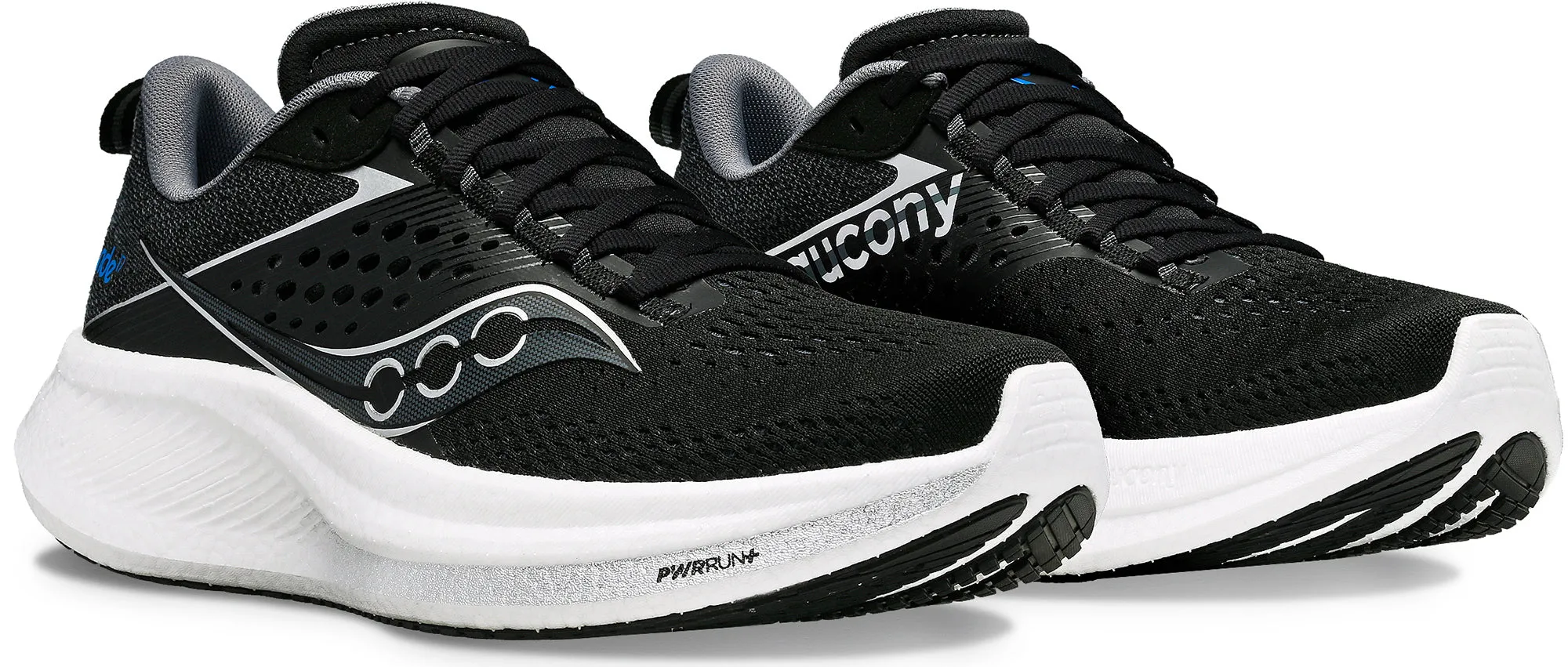 Saucony Ride 17 Womens Running Shoes - Black