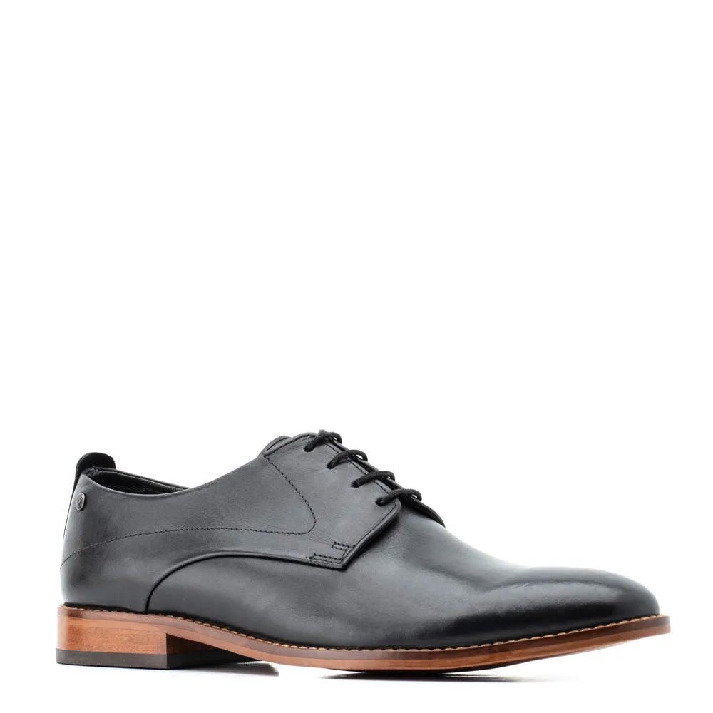 Script Waxy Derby Shoes