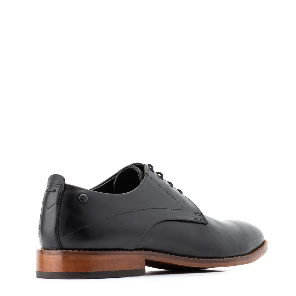 Script Waxy Derby Shoes