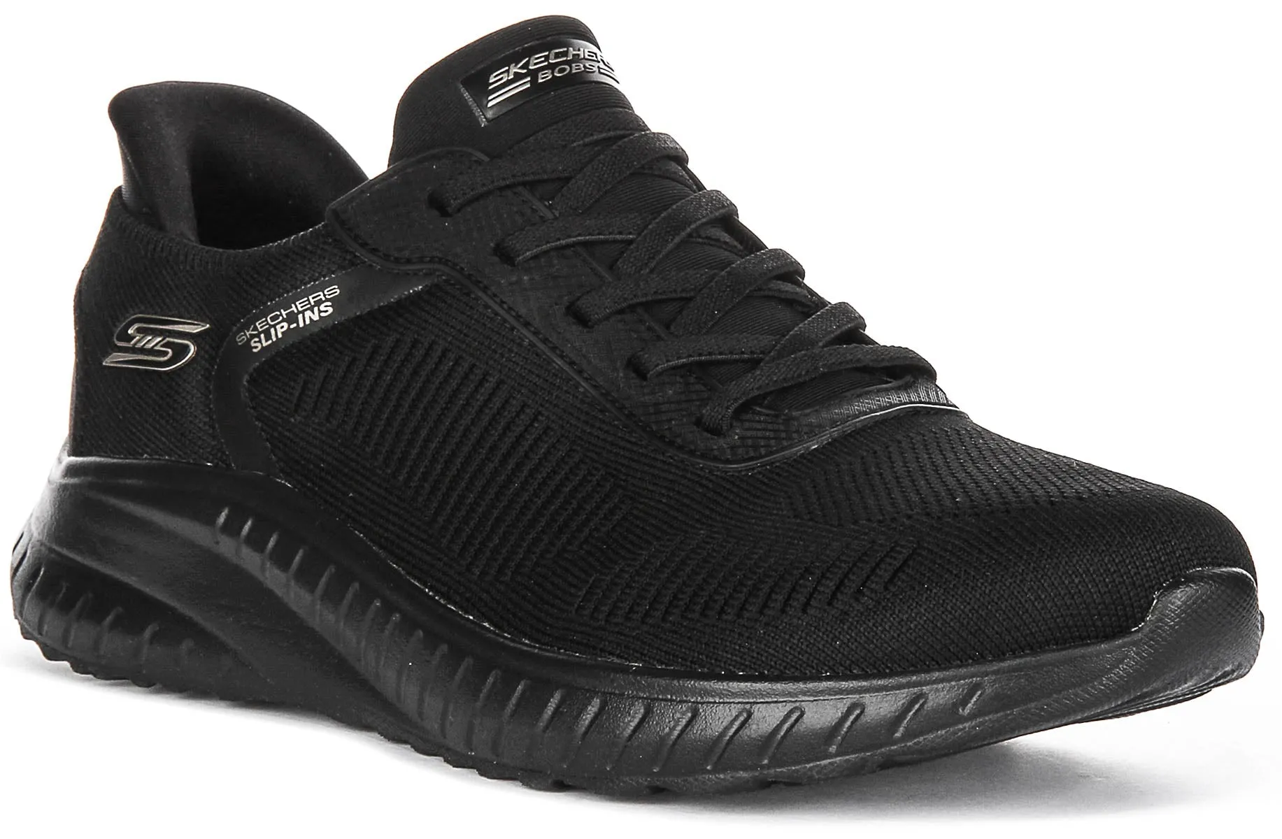 Skechers Bobs Sport Squad In Black For Women