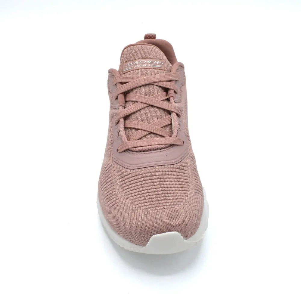 Skechers Tough Talk - Ladies Wide Fit Trainer -  2E Fitting - Blush Pink