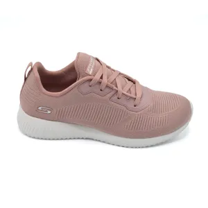 Skechers Tough Talk - Ladies Wide Fit Trainer -  2E Fitting - Blush Pink