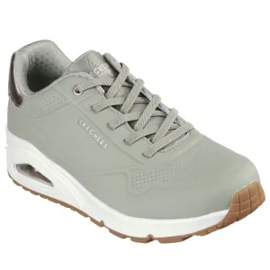 Skechers Uno Shimmer Away Sage Trainer Pull On