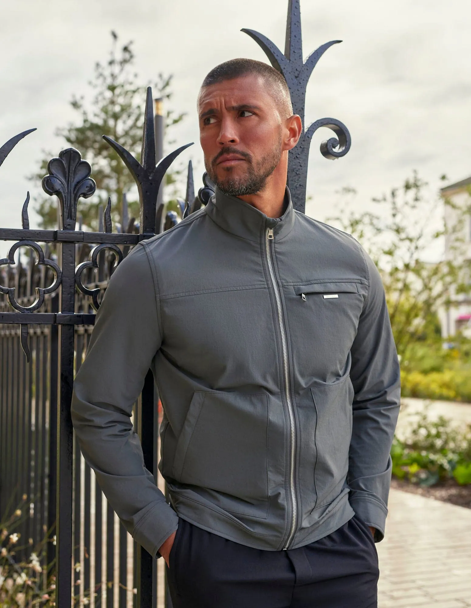 Slate Grey Traveller Track Jacket