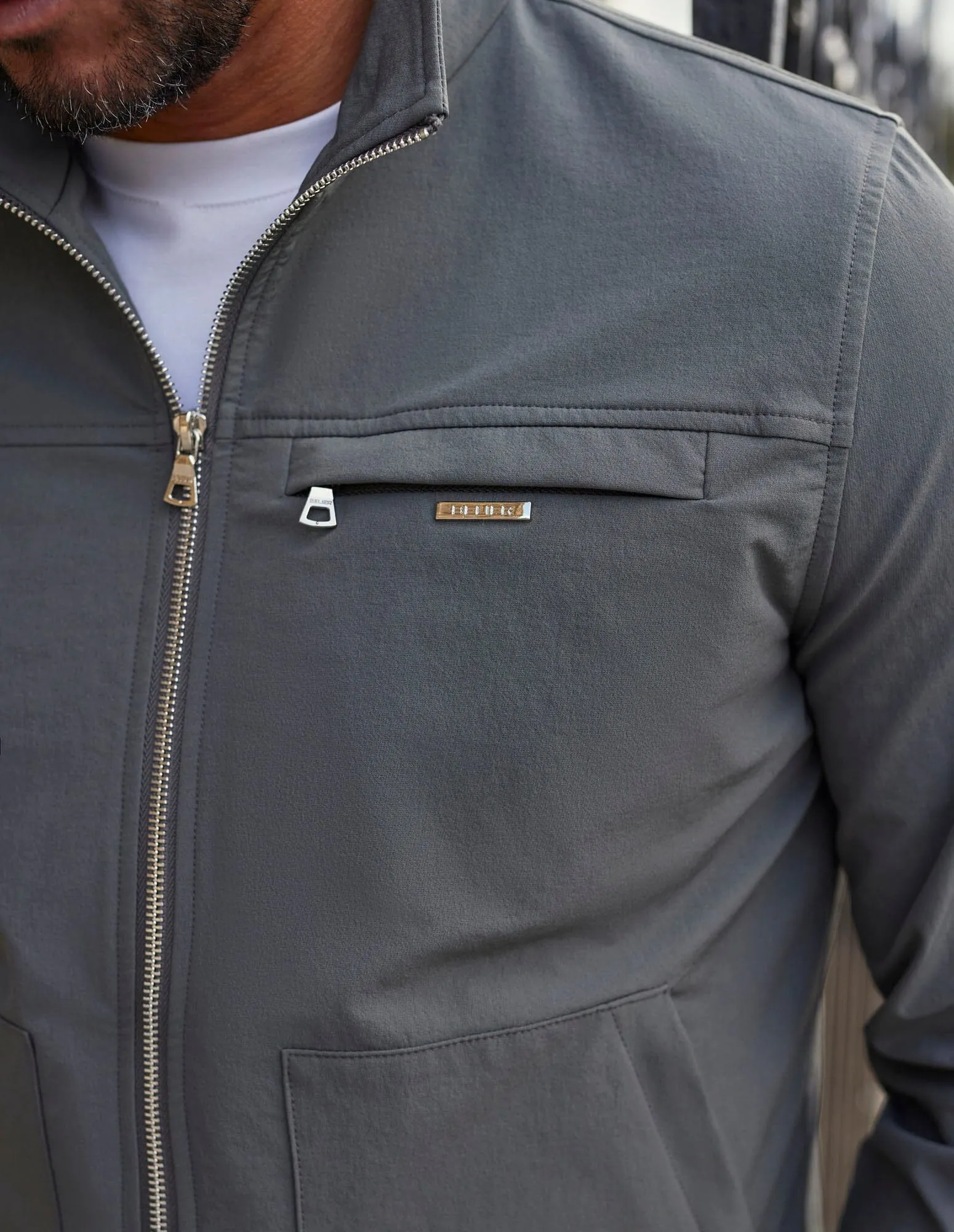 Slate Grey Traveller Track Jacket