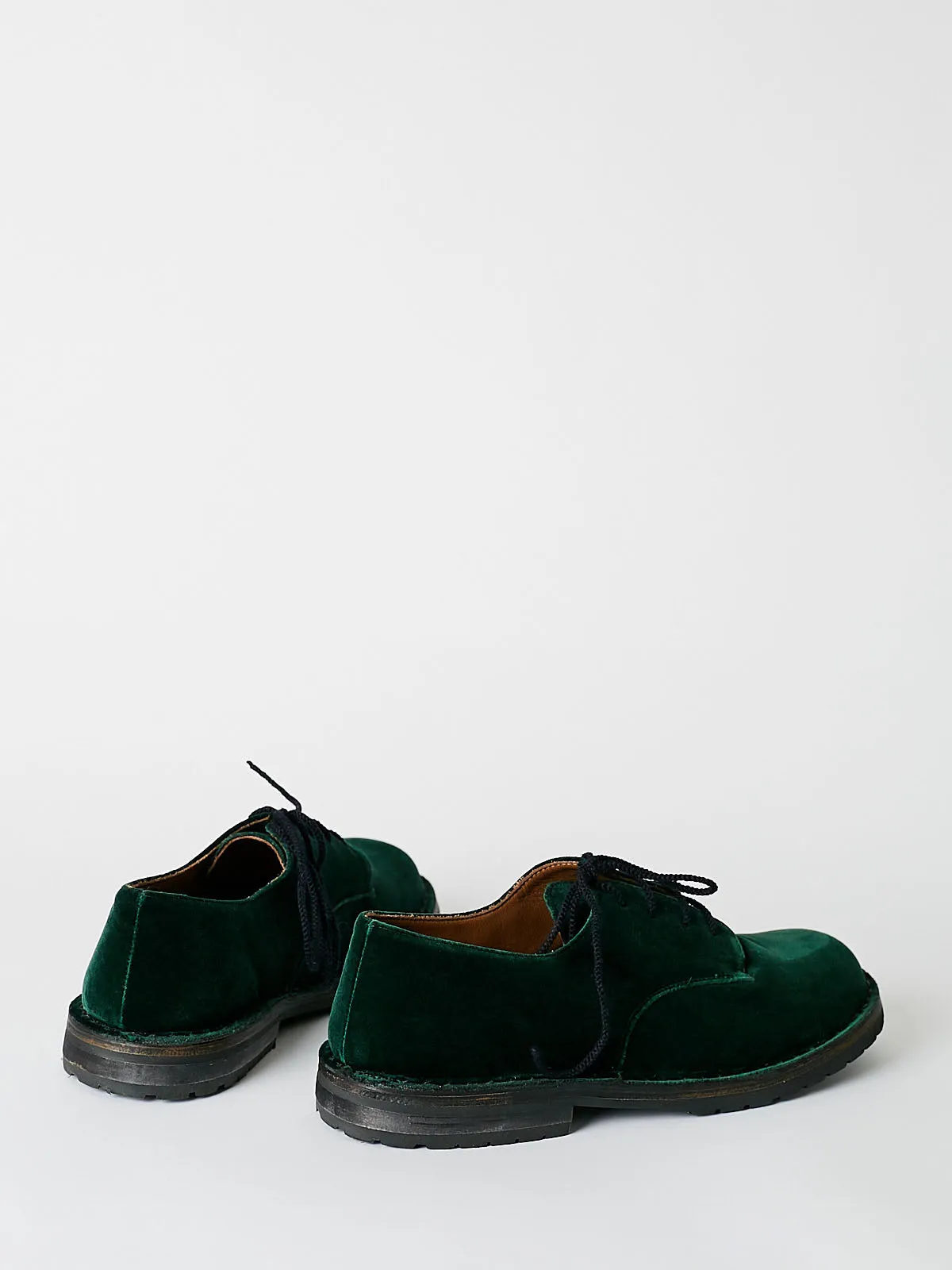 Stringata Easy Lace Up Shoe in Green