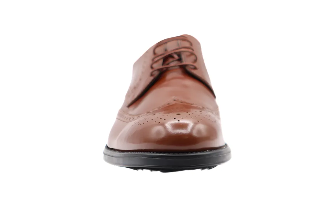 Tods Mens Brown Leather Derby Moccassin Lace Up Dress Shoe