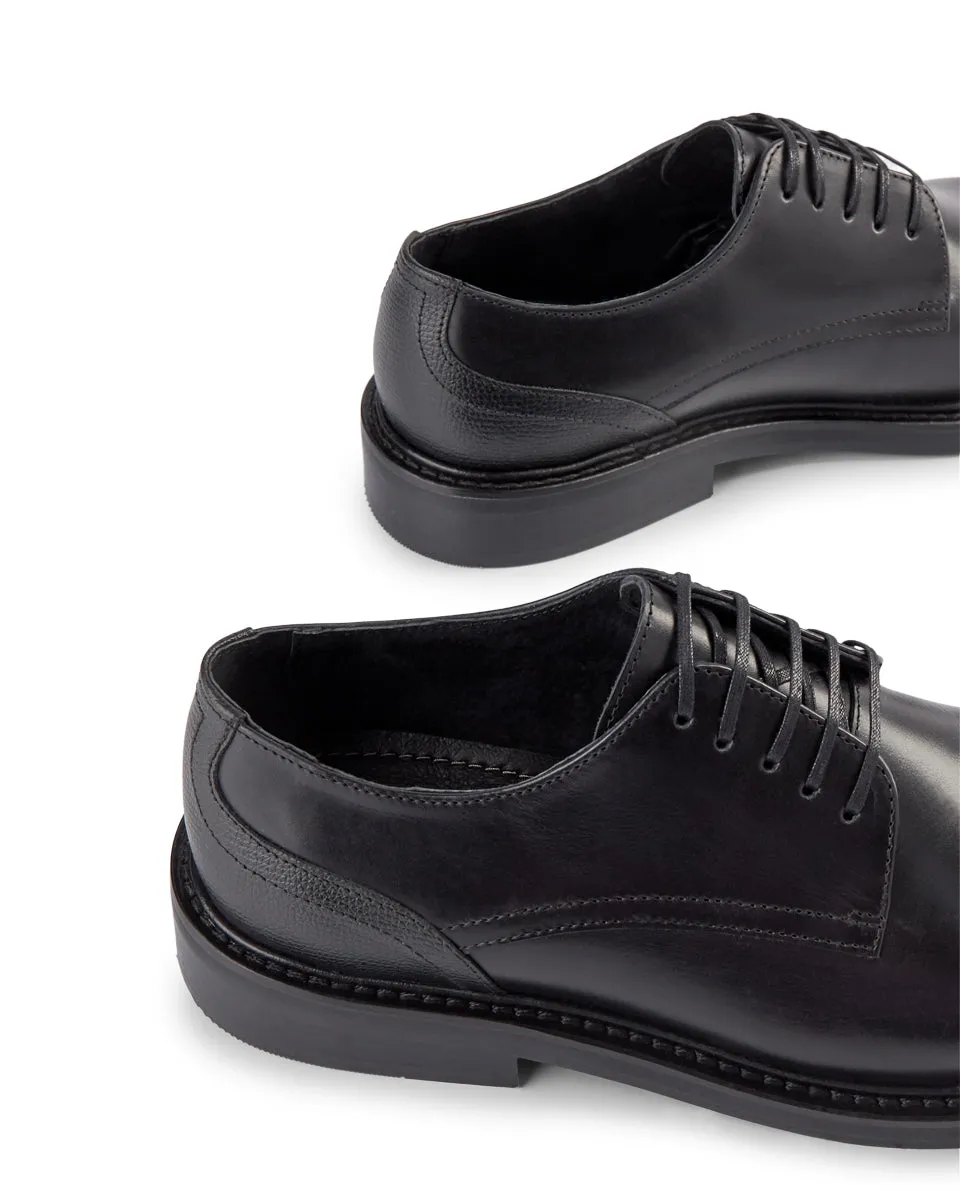 Trent Læder Derby - BLACK