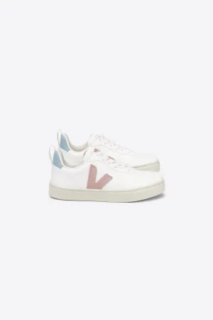 Veja V-10 Lace Girls White Babe Steel Trainer