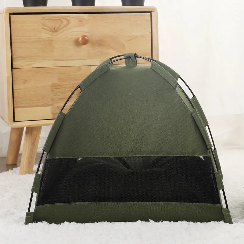 Waterproof Semi-Enclosed Warm and Comfortable Pet Home Cat Tent