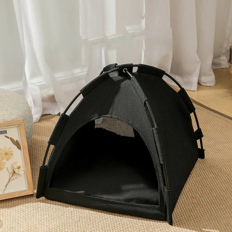 Waterproof Semi-Enclosed Warm and Comfortable Pet Home Cat Tent