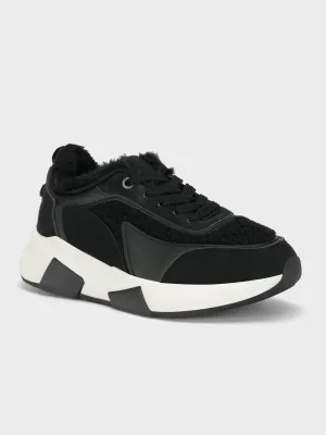 Womens "KHAFRA" Laced Up Casual Sneakers