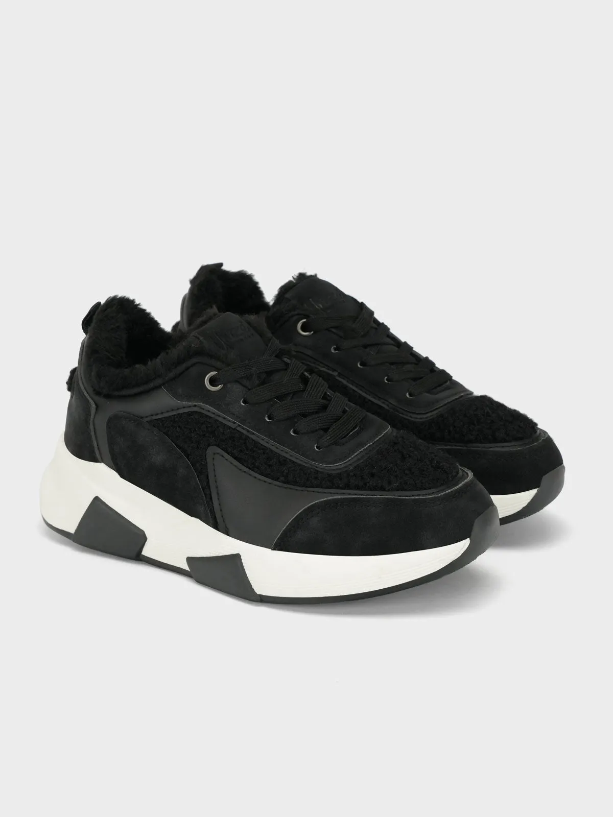 Womens "KHAFRA" Laced Up Casual Sneakers