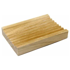 Wooden Soap Dishes - Sustainable Hemu Wood Soap Drainer Tray - 5  Designs